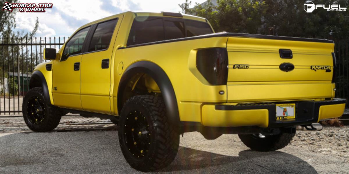vehicle gallery/ford f 150 fuel hostage d531 0X0  Matte Black wheels and rims